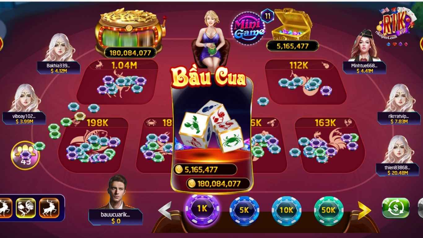 Bầu cua online Rik Vip Bầu cua online Rik Vip