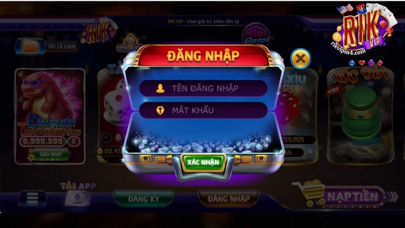 Hướng dẫn đăng nhập Rikvip dành cho người mới.