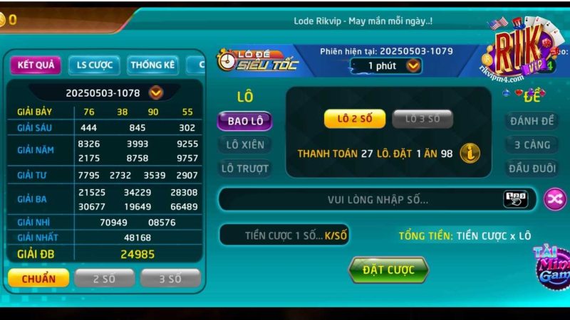 Khám phá những kiểu chơi lô đề Rikvip hot nhất